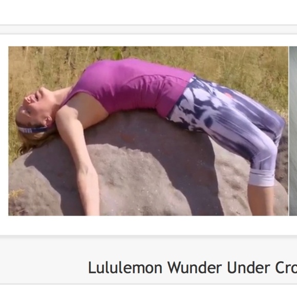 Lululemon Wunder Under Crop, Mirage Deep Indigo - Picture 5 of 6